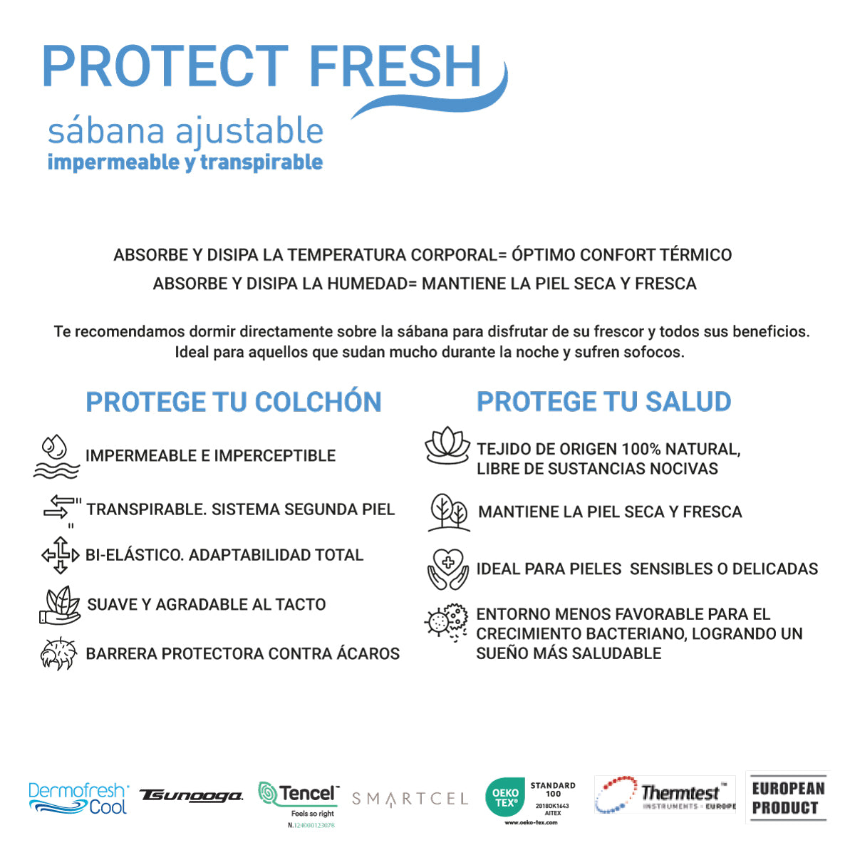 Protector Almohada Tencel Fresh