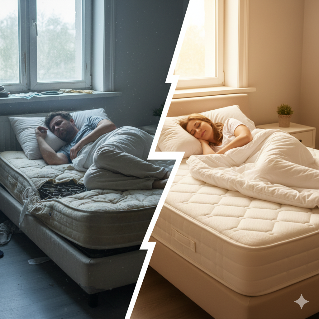 ¿Cómo saber cuándo cambiar tu colchón?