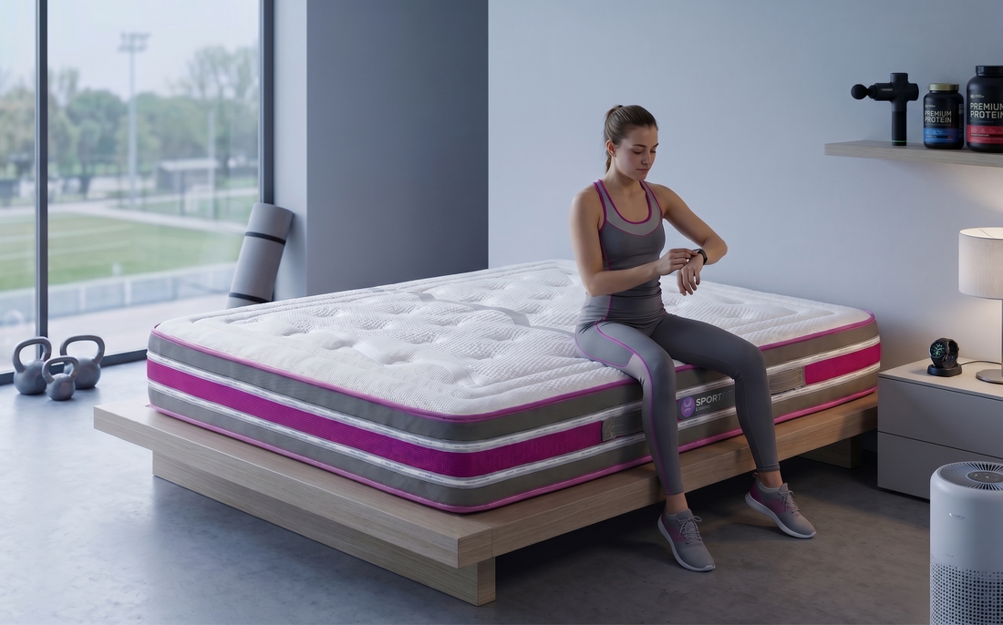 Colchones para deportistas: La importancia de la recuperación muscular.