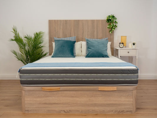 Pack Canapé Essential + Colchón Bali + Cabecero Oria