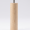 Pata Cilíndrica Madera Natural 15cm